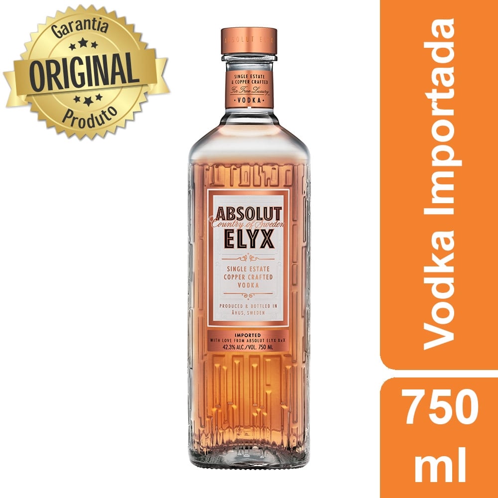 Foto 3 - Vodka Absolut Elyx 750ml