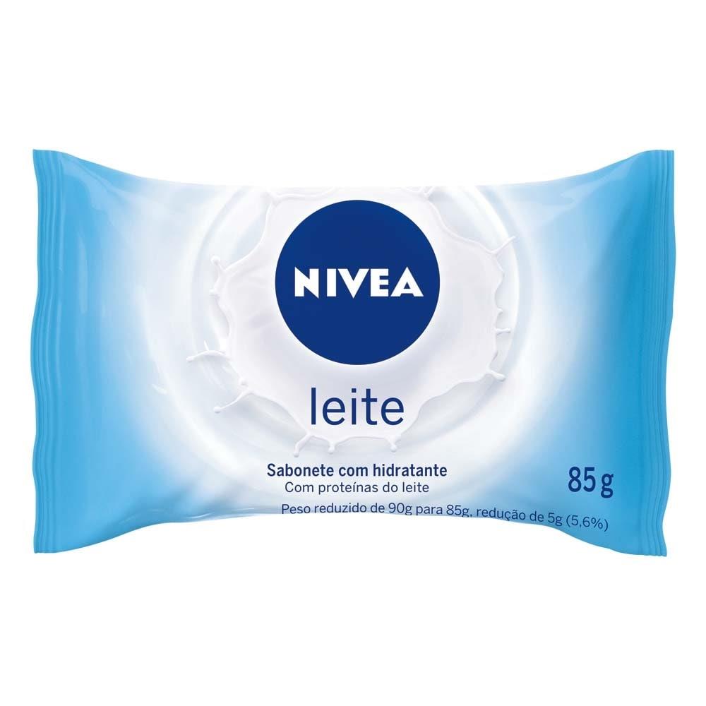 Sabonete Nivea Hidratante  Proteinas Do Leite 85g- Embalagem c/ 12 unidades